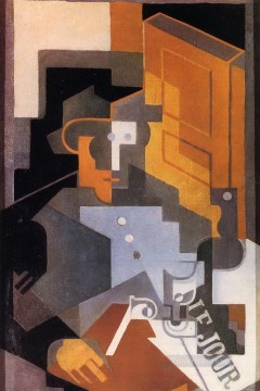 フアン・グリス Painting - トゥーレーヌ出身の男 1918年 フアン・グリ